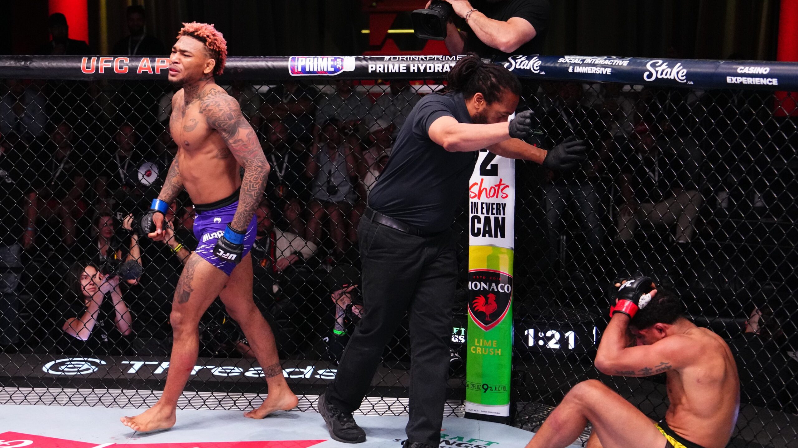 Michael Morales étourdit Gilbert Burns avec un KO au premier tour