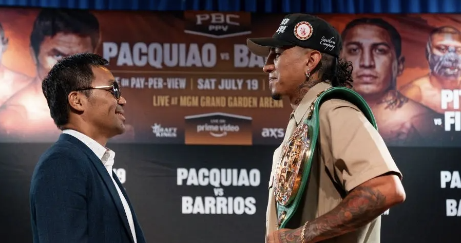Le coup d'envoi de Pacquiao et Barrios