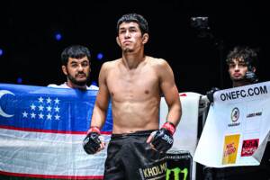 Avazbek Kholmirzaev Willie van Rooyen ONE Fight Night 37 6