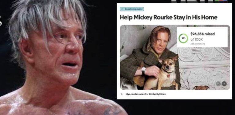Mickey Rourke rejette la collecte de fonds GoFundMe