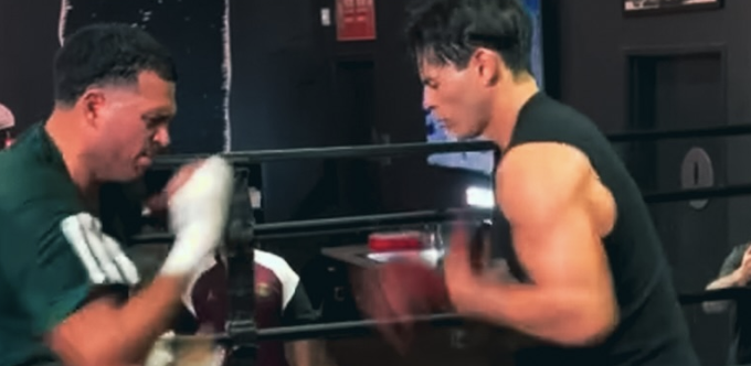Ryan Garcia et David Benavidez s'associent pour une séance d'entraînement