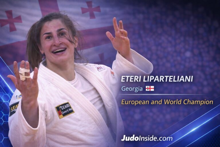 Le champion d&rsquo;Europe et du monde Eteri Liparteliani frappe tard pour l&rsquo;or
