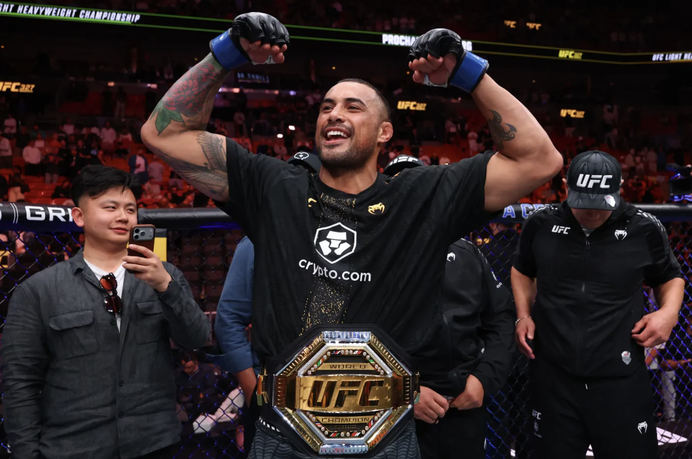 Le titre UFC de Carlos Ulberg manquant