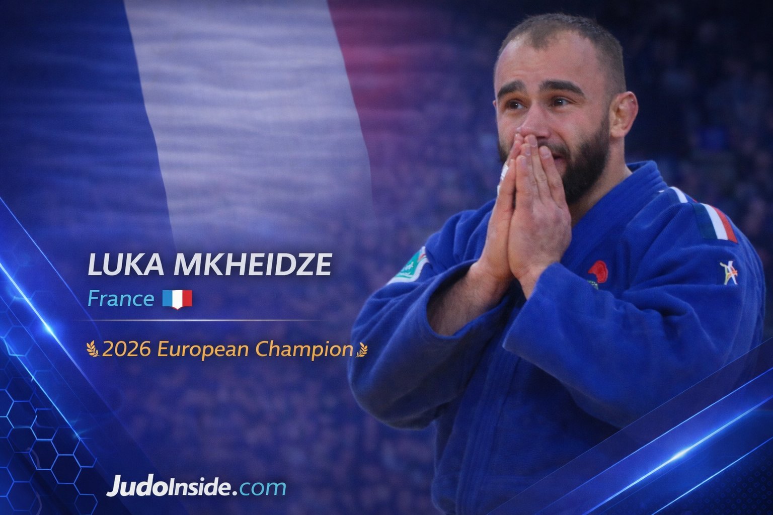 Luka Mkheidze récupère l'or européen avec une brillante transition