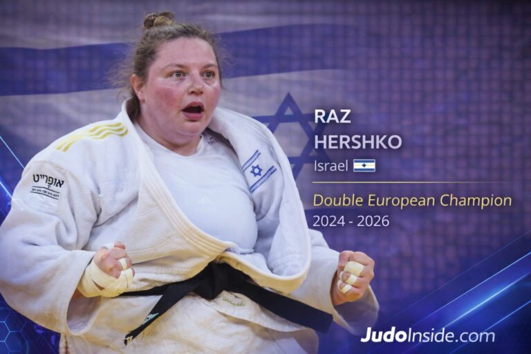 Raz Hershko récupère le titre européen avec un Ippon précoce