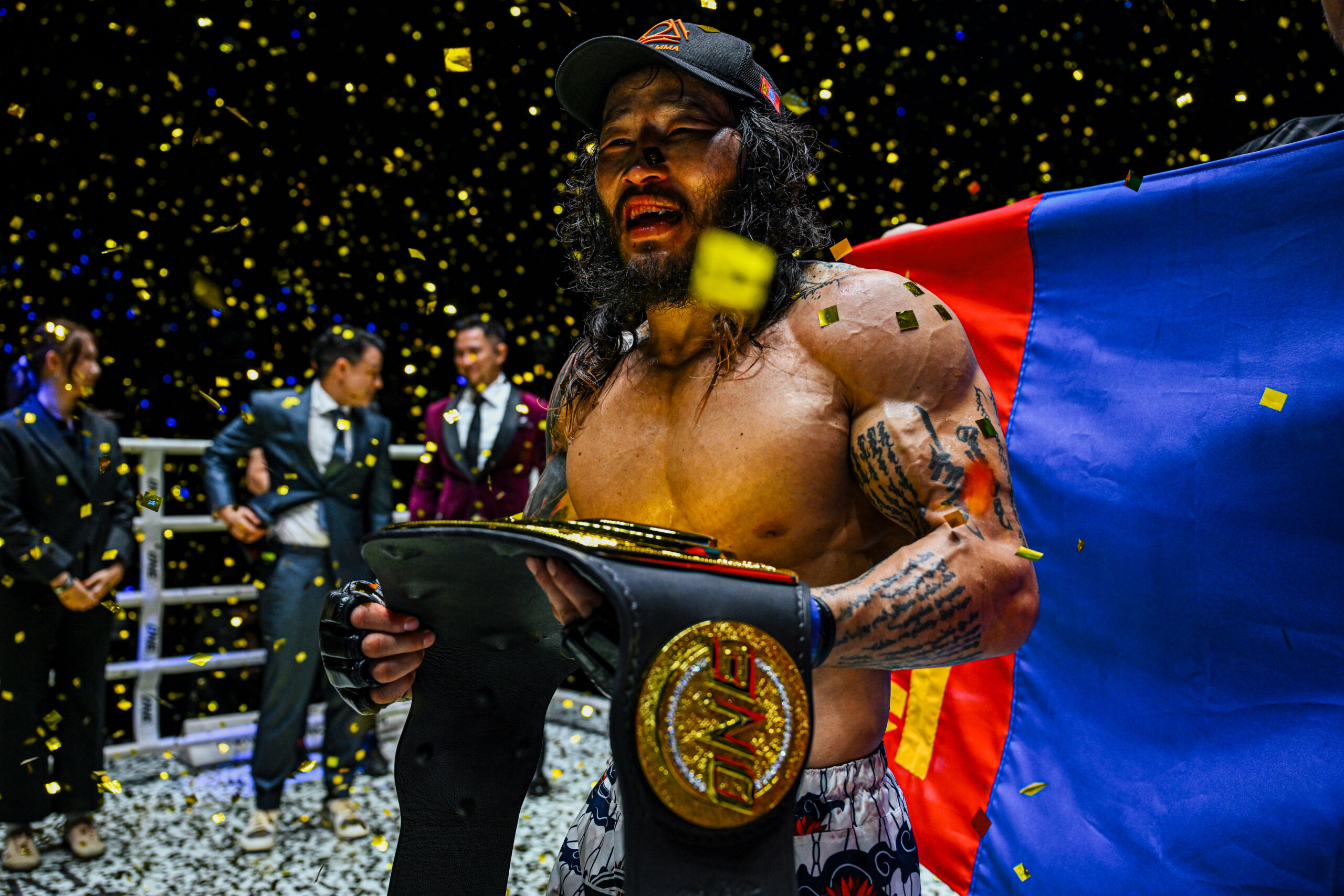 Enkh Orgil Baatarkhuu Fabricio Andrade ONE Fight Night 38 37