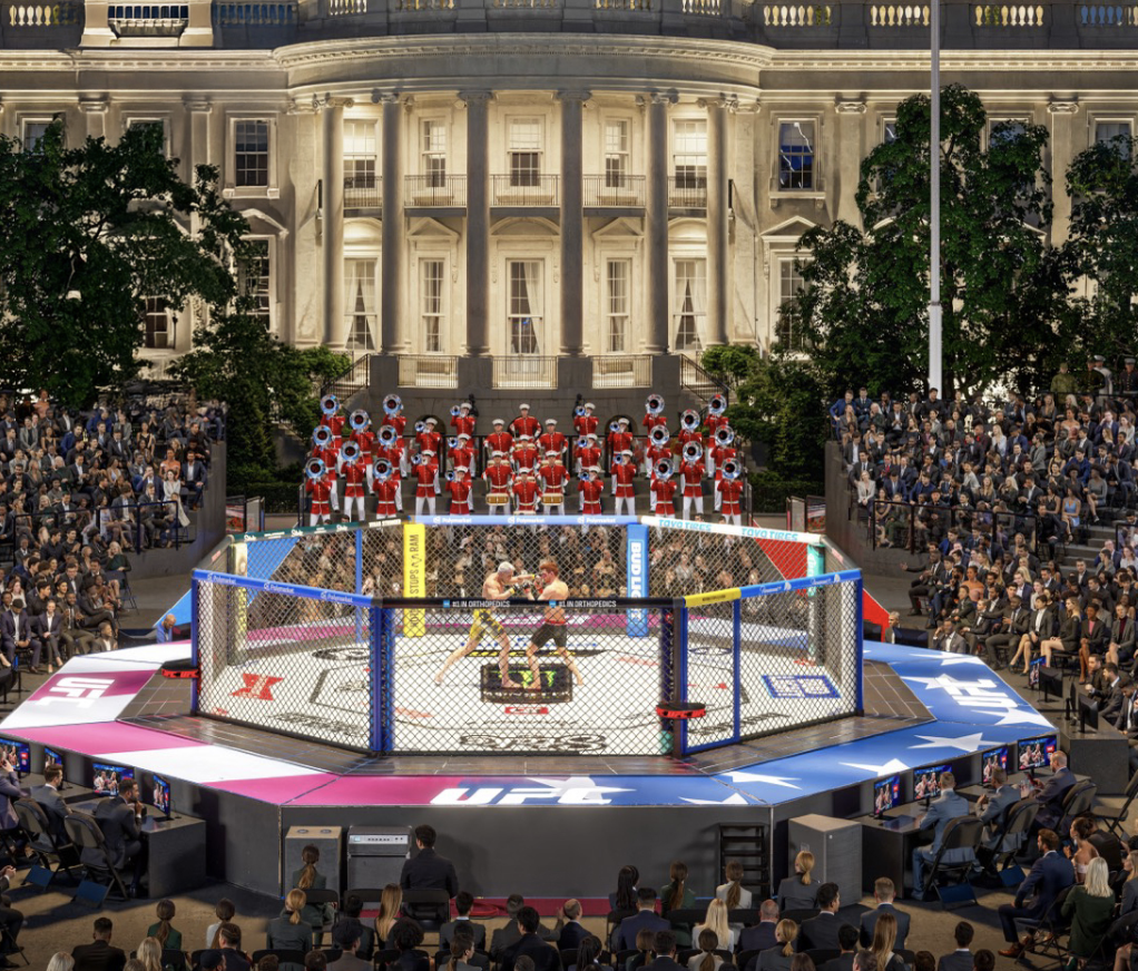 L'UFC publie des rendus du Fan Fest du combat et du Freedom 250 de la Maison Blanche