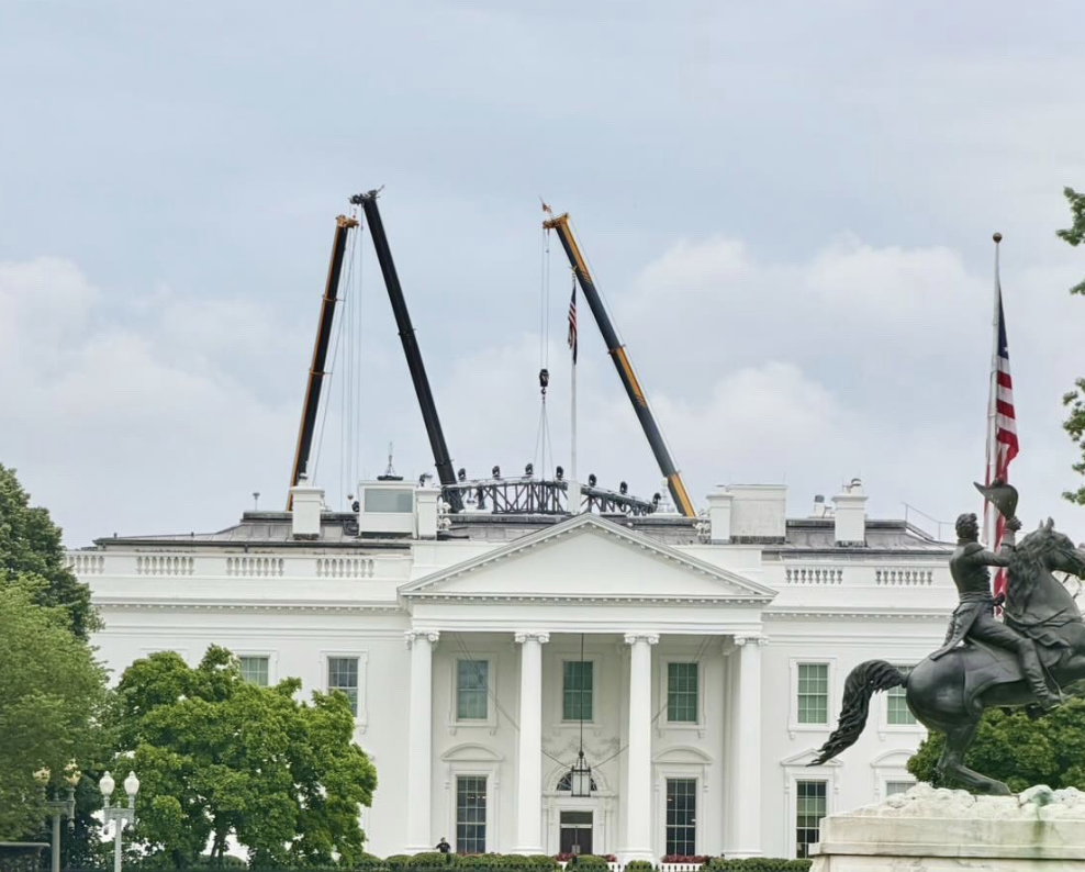 La construction de la Maison Blanche de l’UFC est en cours