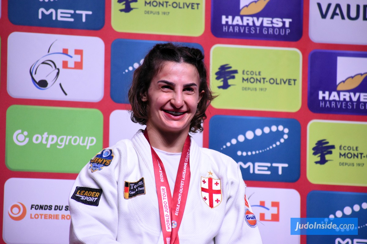 Eteri Liparteliani underlines world champion status with Lausanne gold