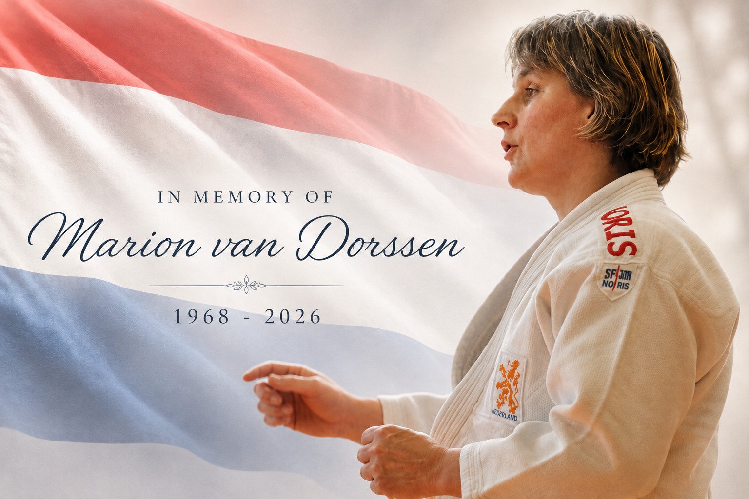 Marion van Dorssen se souvient comme l'une des pionnières du judo féminin néerlandais