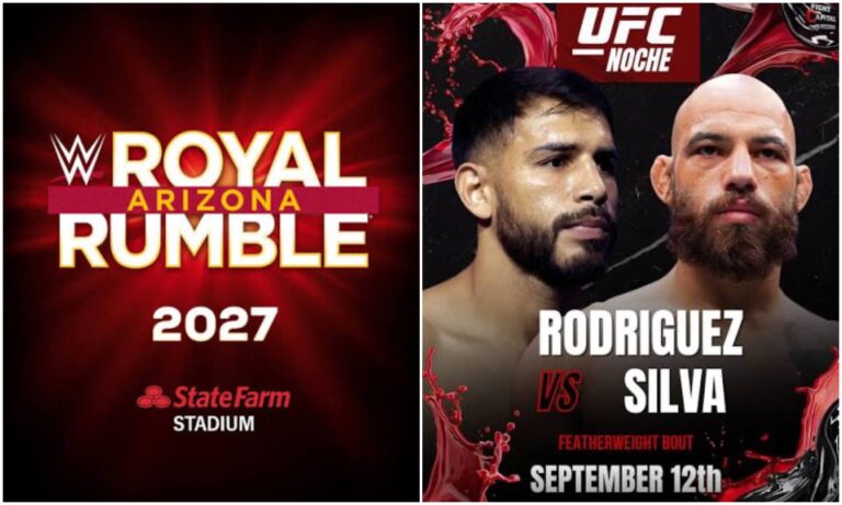 Noche UFC et WWE Royal Rumble se dirigent vers l’Arizona