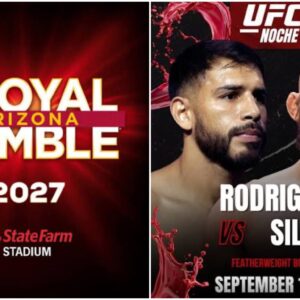 Noche UFC et WWE Royal Rumble se dirigent vers l’Arizona