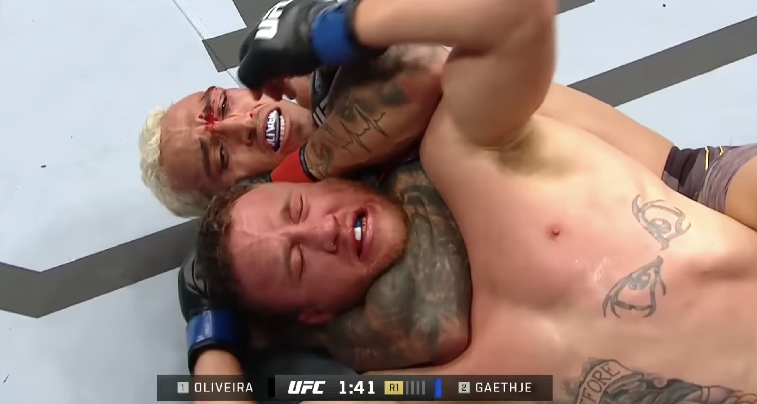 Oliveira appelle à un match revanche à 3 ceintures avec Gaethje