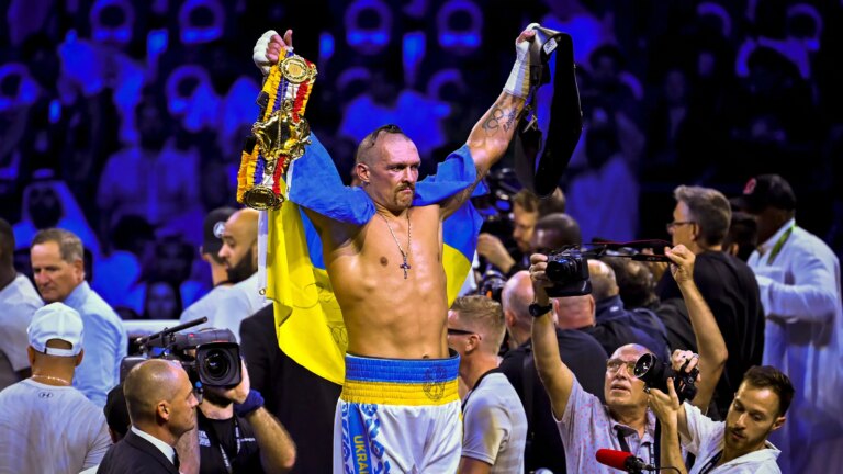 Usyk cible le combat d’adieu contre. Plus sauvage en mars