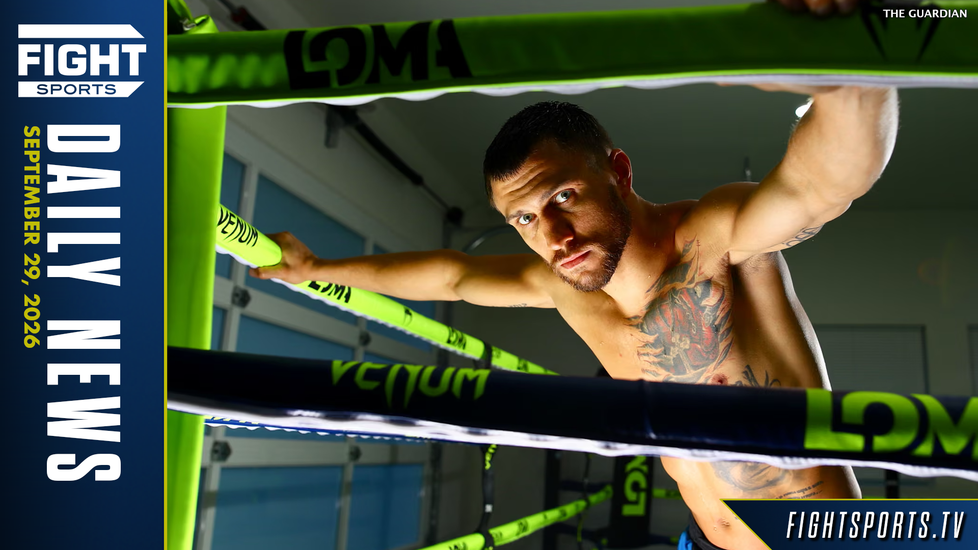 Le retour prévu de Lomachenko, Conor contre. Le documentaire Khabib est diffusé ce soir, Hardy V. Paul