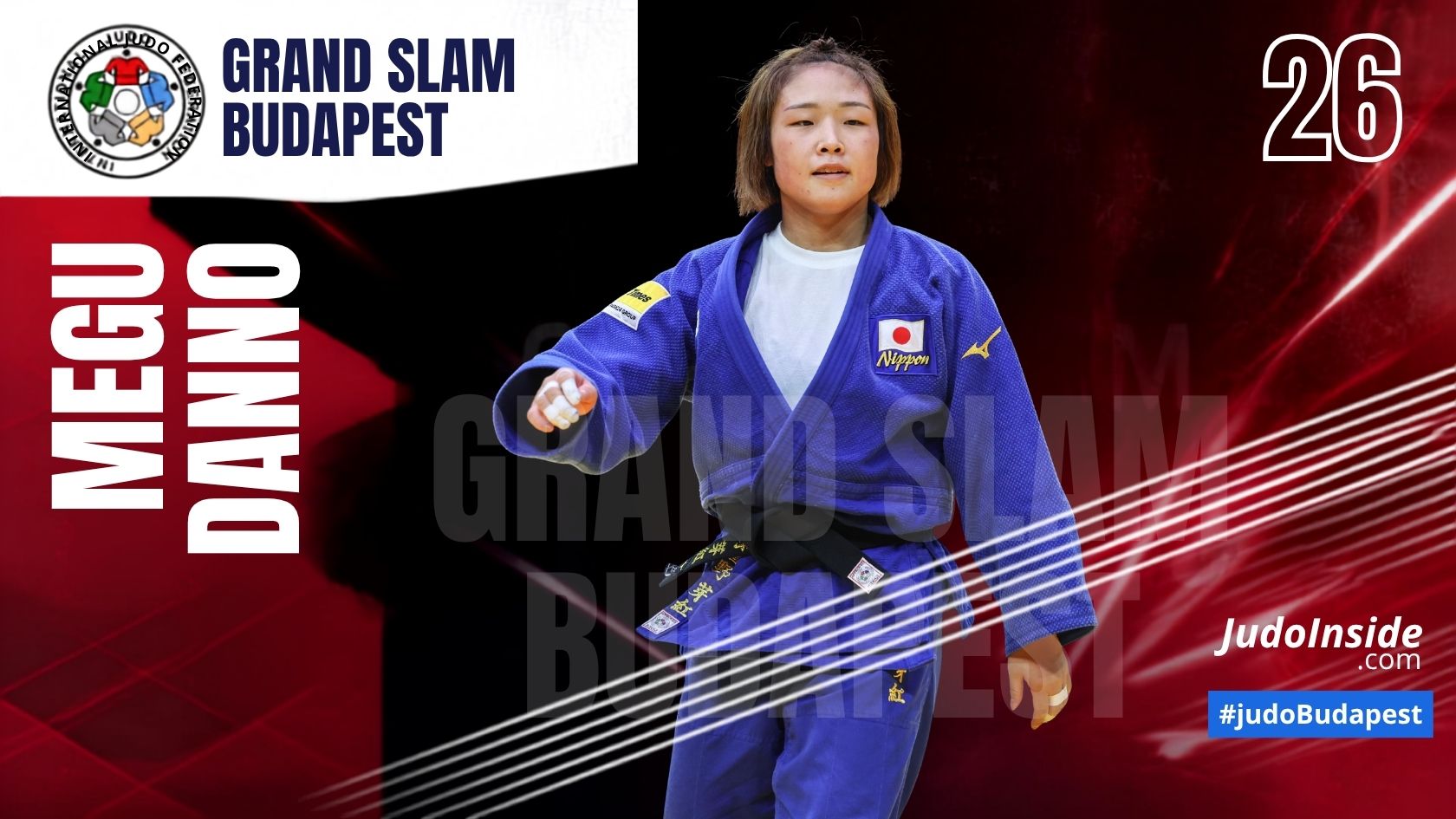 Danno maintient les espoirs de la sélection japonaise avec l'or à Budapest