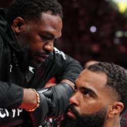Jon Jones publie une déclaration après que Gable Steveson ait quitté l&rsquo;octogone après une défaite par KO