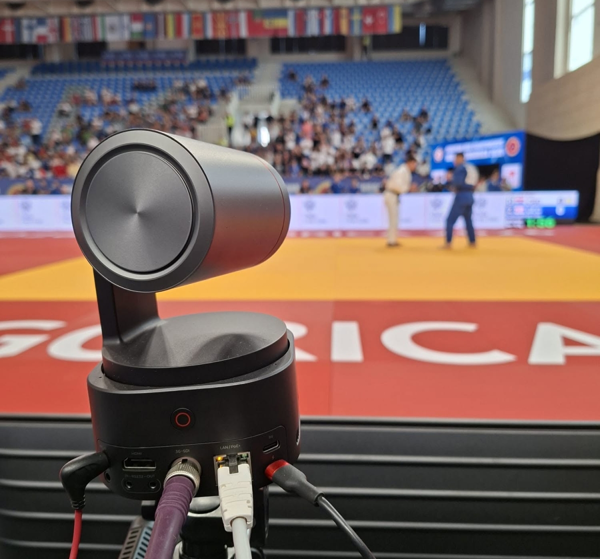 Les caméras IA font leurs débuts en matière de diffusion aux Championnats d'Europe juniors à Podgorica