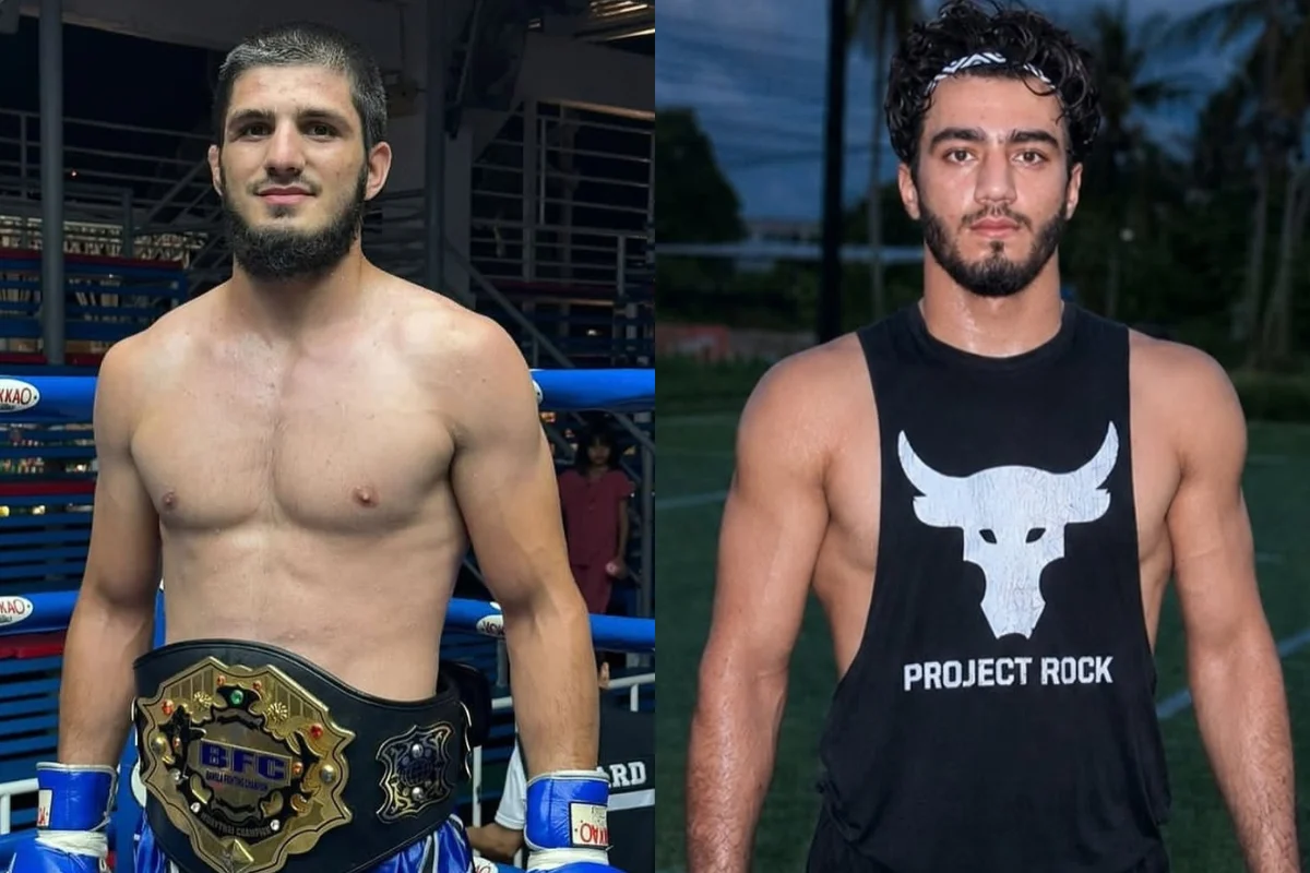 Undefeated MMA fighters Ilmadi Israilov (left) and Kalandar Tabarov (right)