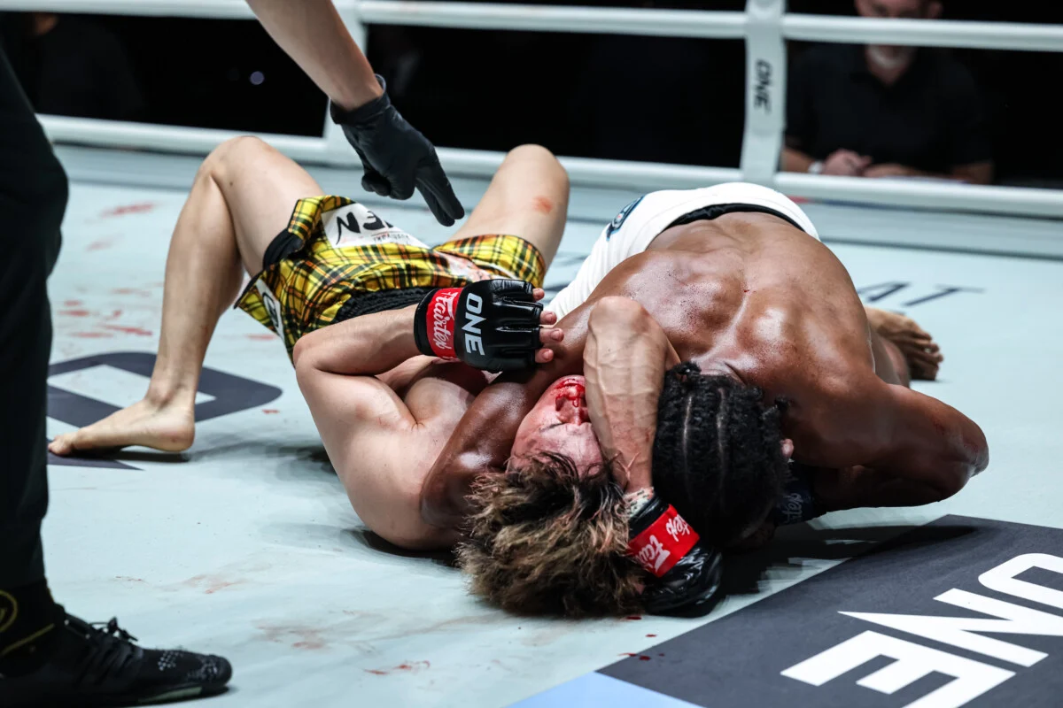 Fabio Henrique se soumet contre Ryohei Kurosawa à ONE Fight Night 47