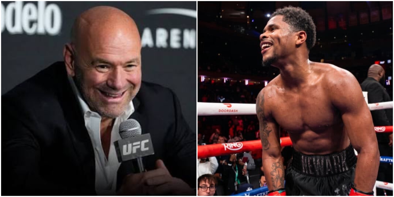 Dana White travaille dur sur le combat de Shakur Stevenson