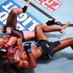 Brendan Allen arrête Christian Leroy Duncan, cherchant ensuite un match avec Strickland ou Du Plessis