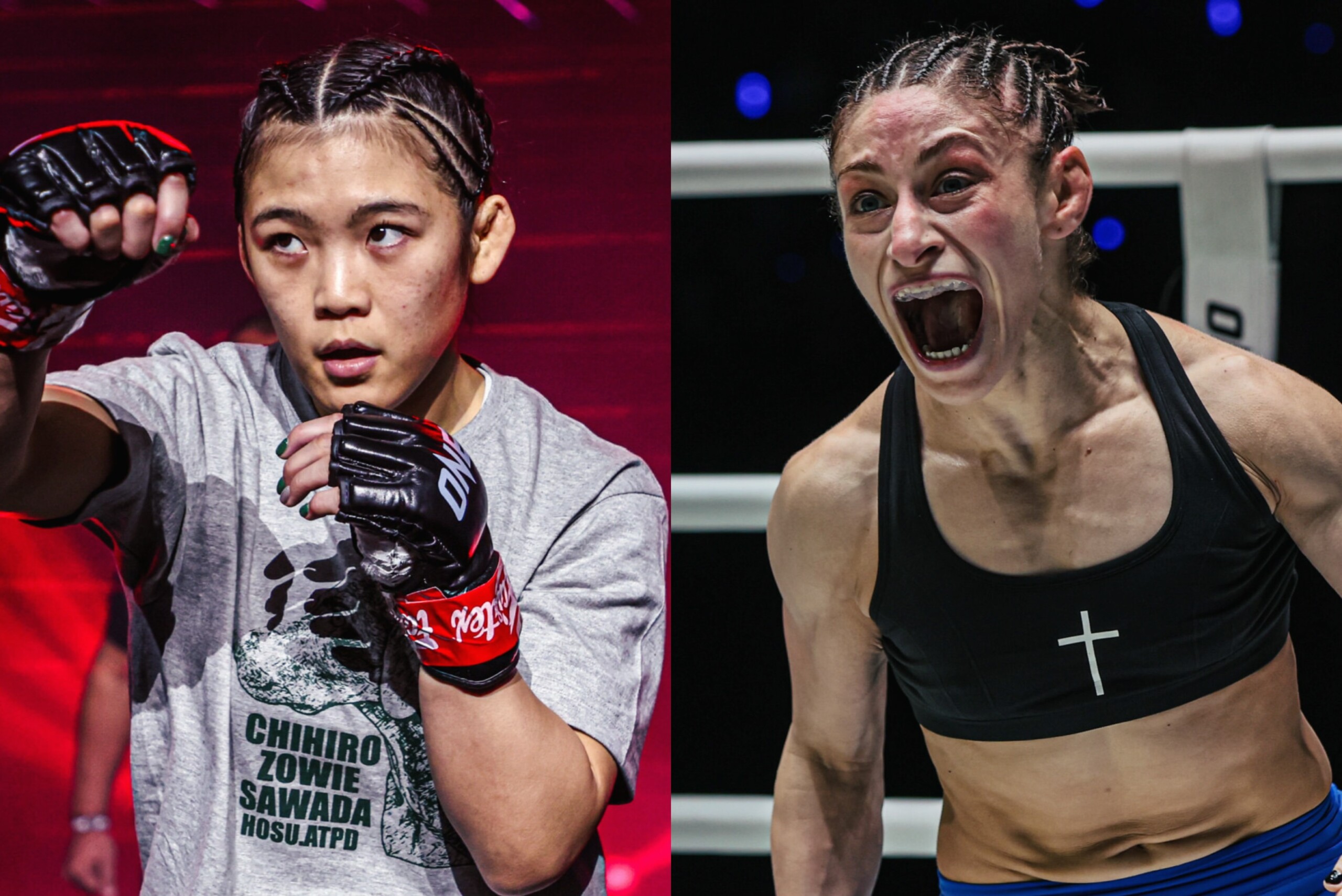 Chihiro Sawada et Anastasia Nikolakakos s'affronteront pour le titre mondial vacant de MMA poids atomique féminin à ONE SAMURAI 6