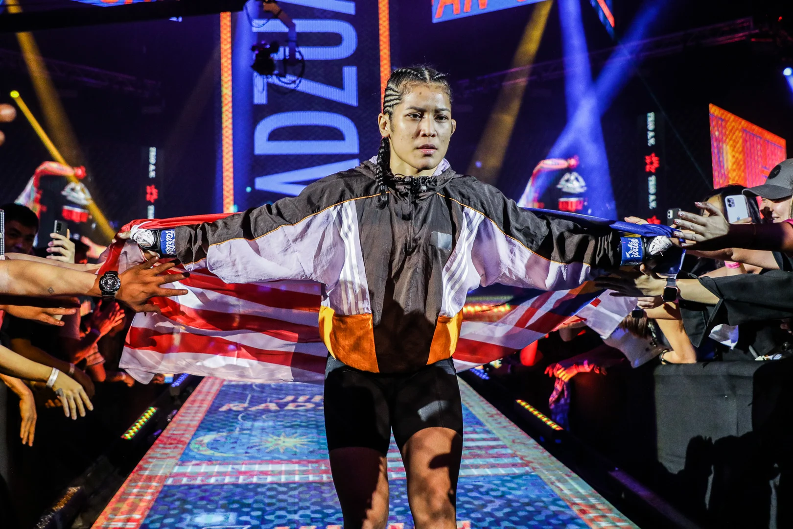 Jihin Radzuan makes her entry to the Circle at ONE on Prime Video 2.